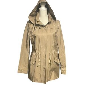 Cole Haan Signature Lightweight Travel Khaki Utility Jacket Women's Large